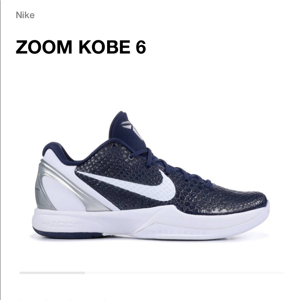 Kobe Bryant Nike Air Zoom 6 size 9.5